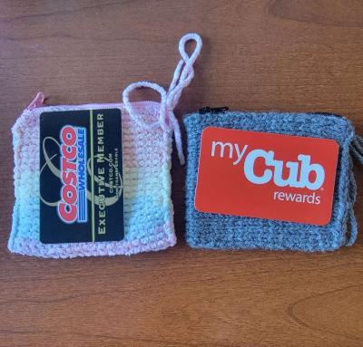 soft knitted wallet pouches - Thumbnail 3
