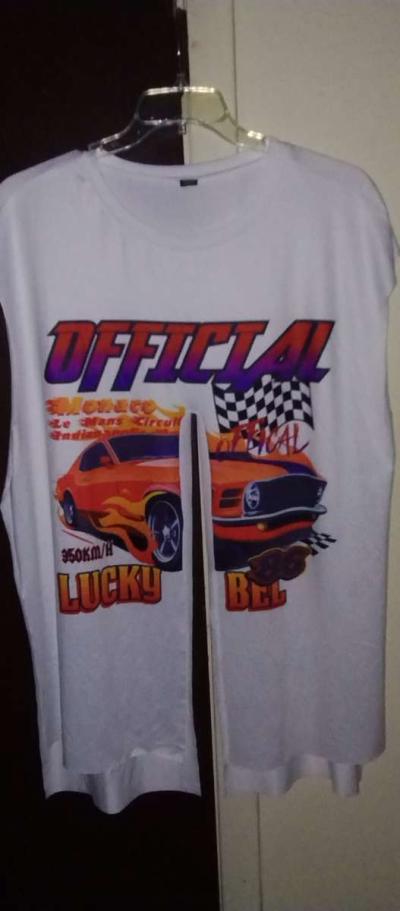 Plus size 4X Graphic race car high split hem tank top - Thumbnail 3