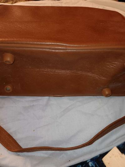Vintage Brown weekender bag - Thumbnail 3