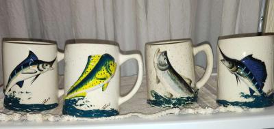 4 Vintage Ross Fis coffee mugs - Thumbnail 6