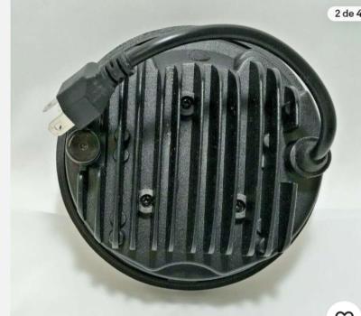 pair of round led headlights h4 input - Thumbnail 5