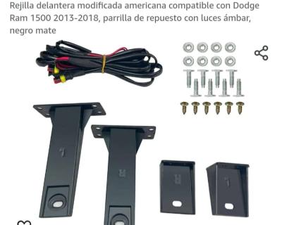 Offer grill with amber light for ram 1500 2013 2015 - Thumbnail 4