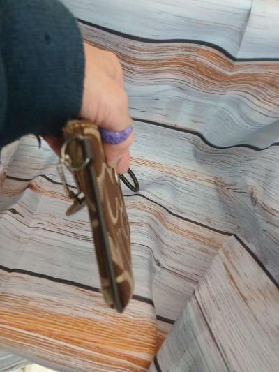 Coach Vintage sateen and leather wristlet - Thumbnail 3