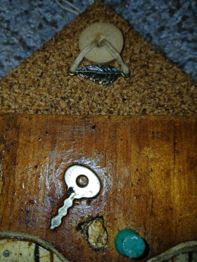 Birch Bark Heart handcrafted wall hanging - Thumbnail 4