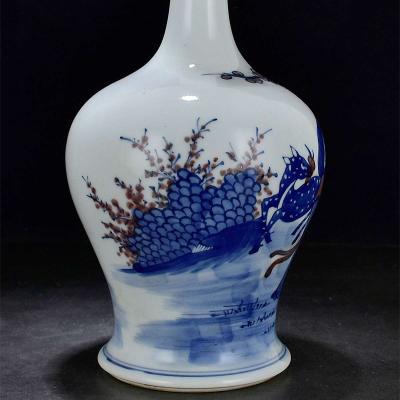 Chinese blue and white porcelain vase antique porcelain - Thumbnail 3