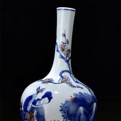 Chinese blue and white porcelain vase antique porcelain - Thumbnail 2