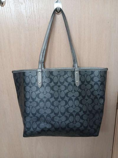 Coach Signature PVC Reversible City Tote - Thumbnail 6