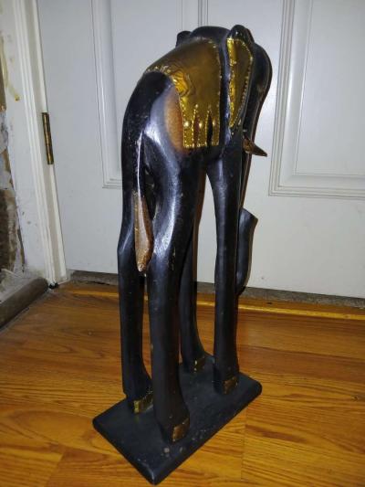 Vintage Handcrafted Elephant - Thumbnail 4