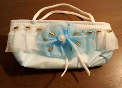 Handmade Mini Coin PurseTrinket Bag - Thumbnail 5