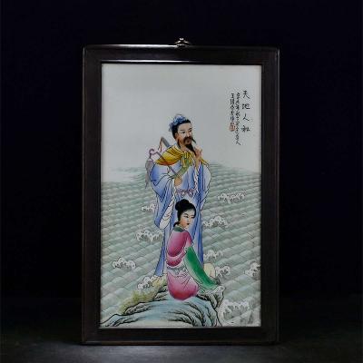 Chinese ceramic painting Asian antique porcelain - Thumbnail 2