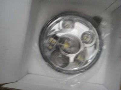 pair of round led headlights h4 input - Thumbnail 3