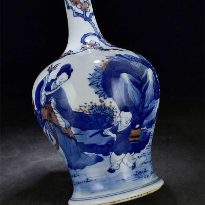 Chinese blue and white porcelain vase antique porcelain - Thumbnail 4