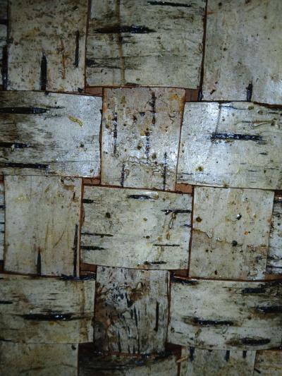 Birch Bark Heart handcrafted wall hanging - Thumbnail 3