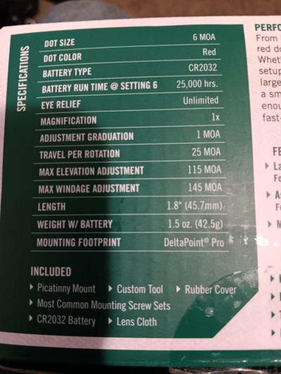 vortex defender st red dot - Thumbnail 2