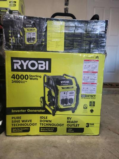 Generador Ryobi 4000 Watts Nuevo Trabajando Muy bien - Thumbnail 6
