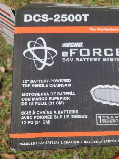 Chaisaw Echo DCS2500T New in Box Working very Well - Thumbnail 3