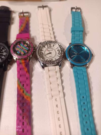 Silicone  Rubber Plastic Watches 10 Each - Thumbnail 2