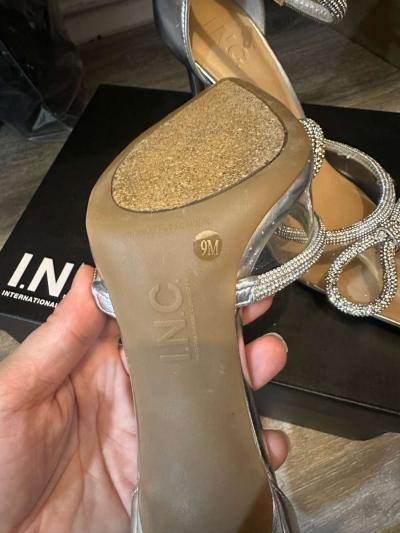 INC International Concepts Womens Lidani PointedToe Pum Silv - Thumbnail 3