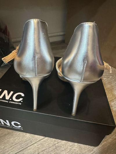 INC International Concepts Womens Lidani PointedToe Pum Silv - Thumbnail 5