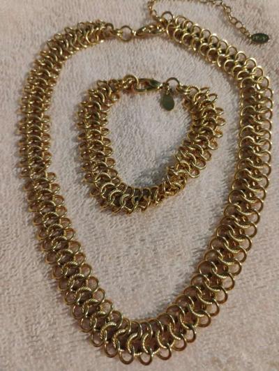 beautiful gold tone Necklace set - Thumbnail 4