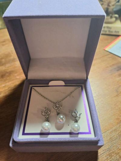 Believe by Brilliance Matching Necklace  Earring Set - Thumbnail 2