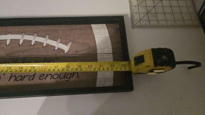 The Spring Shop Wooden Football Sign - Thumbnail 2