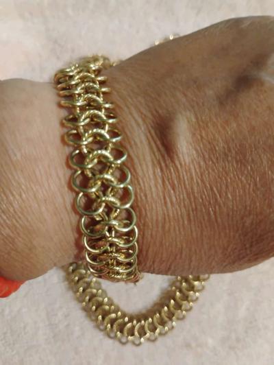 beautiful gold tone Necklace set - Thumbnail 6