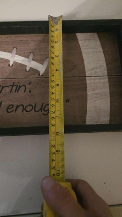 The Spring Shop Wooden Football Sign - Thumbnail 3