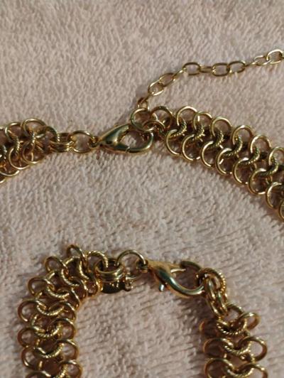 beautiful gold tone Necklace set - Thumbnail 5