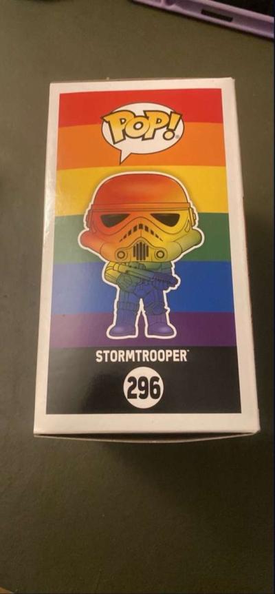 stormtrooper rainbow Funko pop - Thumbnail 4