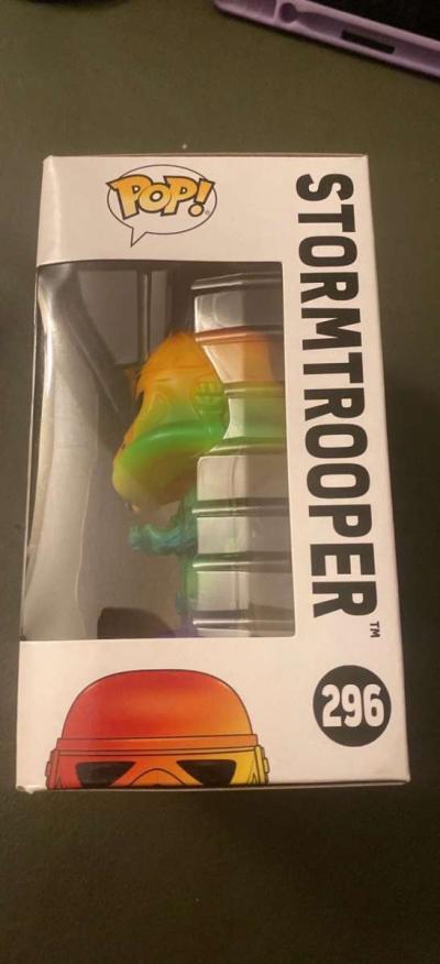 stormtrooper rainbow Funko pop - Thumbnail 2