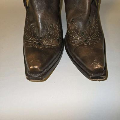Corral Womens Genuine Leather Boots Size 10 G1116 16 in tall - Thumbnail 3