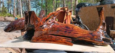 live edge coffee tables and end tables - Thumbnail 2