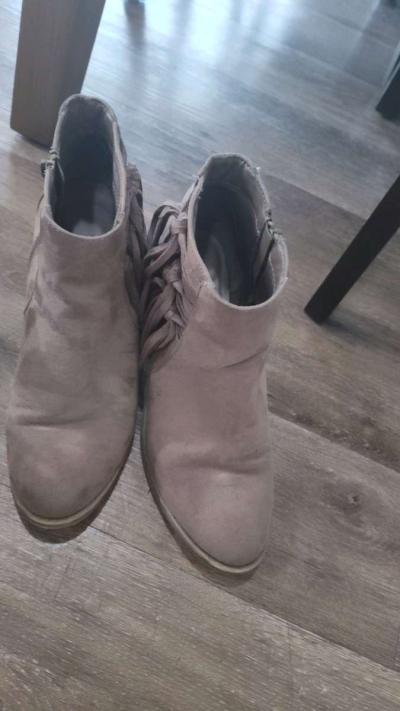 tan western heel boots - Thumbnail 3