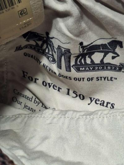 Levis Trail Cargo Shorts Mens Size small 6 Brown Print Draws - Thumbnail 6