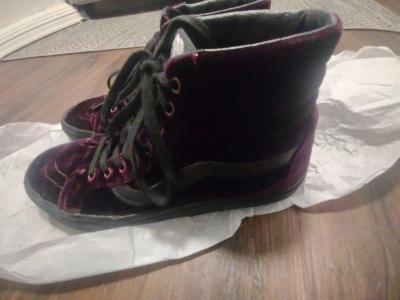 vans purple velvet - Thumbnail 3