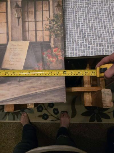 France Bistro Print on Canvas Not Signed - Thumbnail 5