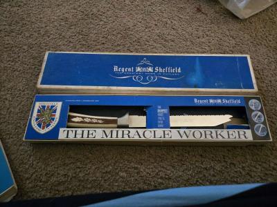 VTG MIRACLE WORKER 12 STAINLESS KNIFE BY REGENT SHEFFIELD - Thumbnail 2