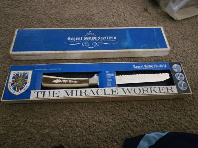 VTG MIRACLE WORKER 12 STAINLESS KNIFE BY REGENT SHEFFIELD - Thumbnail 4