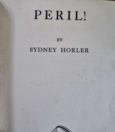 Peril by Sydney Horler First Edition 1930 - Thumbnail 6