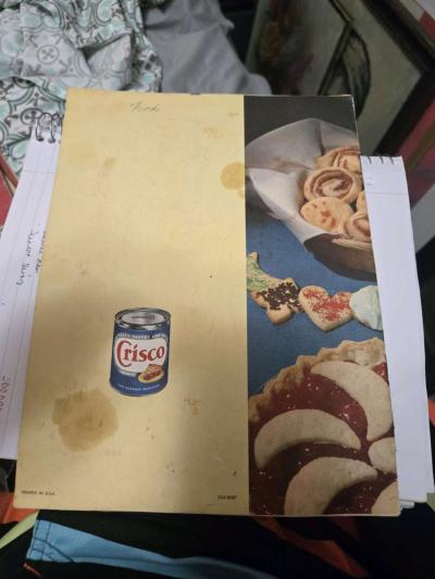 VINTAGE 1950s Crisco Better Baking Cookbook Proctor Gamble - Thumbnail 2