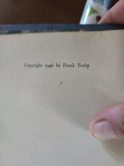 The Foxes of Harrow by Frank Yerby First Edition 1946 - Thumbnail 4