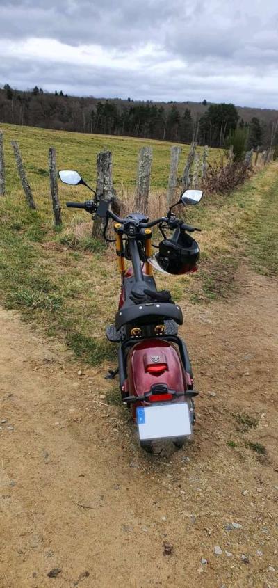 Eahora M8S 4000W Mini Chopper Electric Motor bike - Thumbnail 2