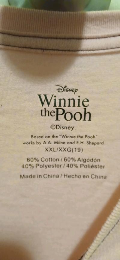Winnie the pooh bear short sleeve shirt - Thumbnail 4