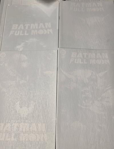 DC Comics Batman Full Moon Full Set Glow In The Dark Covers - Thumbnail 3