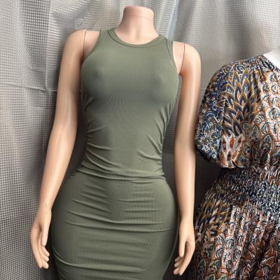 New size extra small hunter green stretchy dress - Thumbnail 2