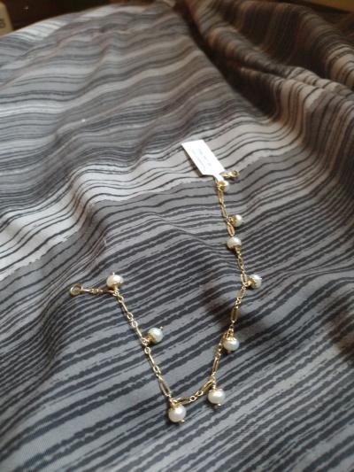 12K Freshwater pearl bracelet - Thumbnail 3