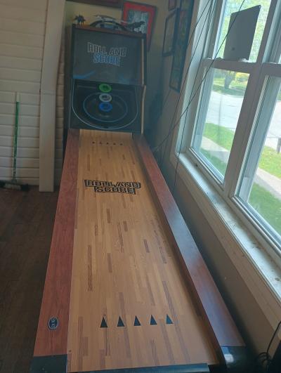 9ft Roll and score game with led lights and electric scorer - Thumbnail 7