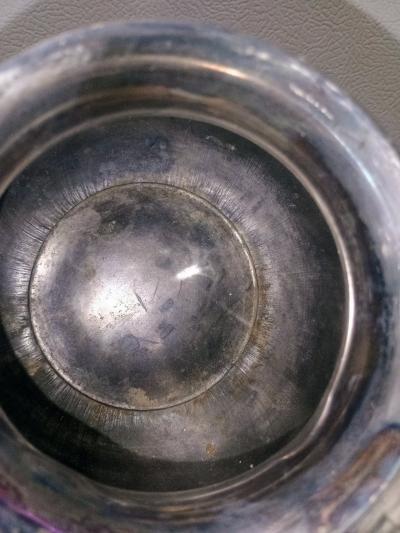 Antique Homan Silver Co Quadrupl Plate Teapot Vintage 1 Dent - Thumbnail 10