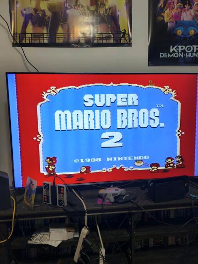 2 Nintendo NES consoles with controllers zapper gun and 11 g - Thumbnail 6